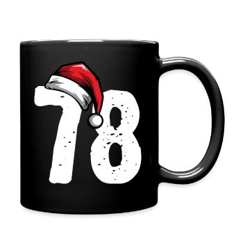 78 Number Christmas - Full Colour Mug - black - Right