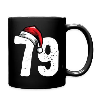 79 Numéro Noël - Mug uni - noir - Droite