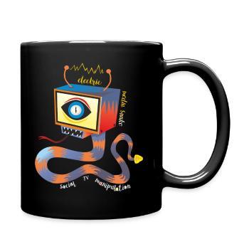 TV'S ELECTRIC SNAKE - Full Colour Mug - black - Right