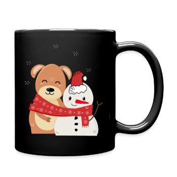St. Nicholas Snowman - Full Colour Mug - black - Right