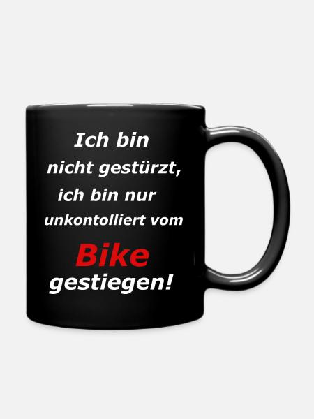 Ich bin nicht gestürzt White - Tasse einfarbig - Schwarz