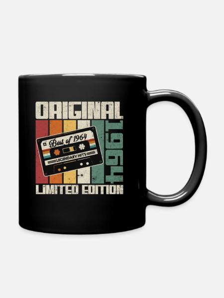 Original 1964 Vintage Retro Cadeau Anniversaire - Mug uni - noir