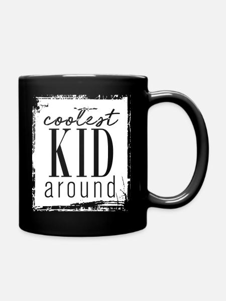 Coolest Kid around - Tasse einfarbig - Schwarz