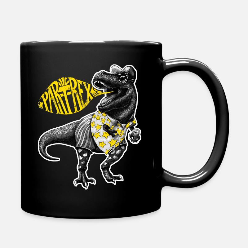 Par T Rex gelb - Tasse einfarbig - Schwarz