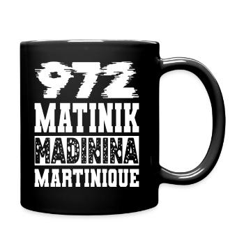 972 MATINIK MADININA MARTINIQUE - Mug uni - noir - Droite
