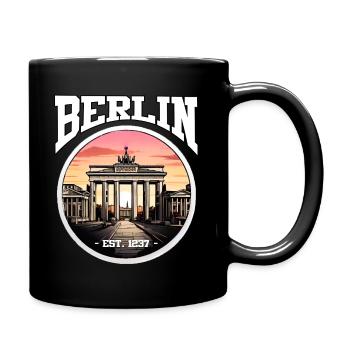 Berlin seit 1237 - Tasse einfarbig - Schwarz - Rechts