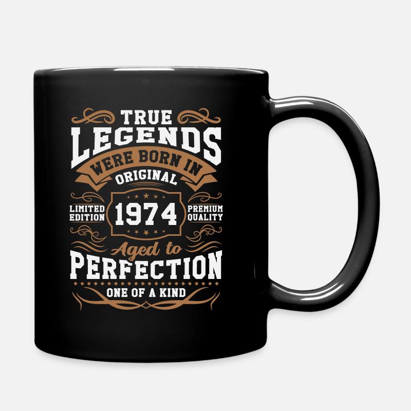 Légendes Né en 1974 - Mug uni - noir