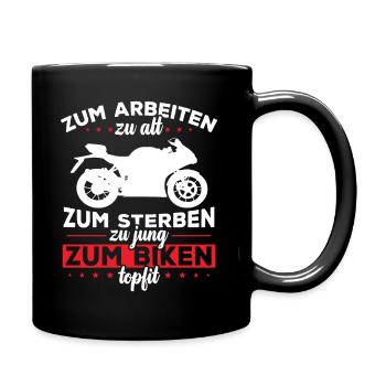 Pour faire du vélo en pleine forme - Mug uni - noir - Droite