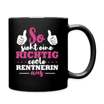 Voilà à quoi ressemble un retraité vraiment cool - Mug uni - noir - Droite