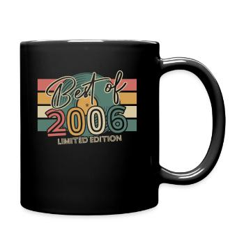 Best Of 2006 - Vintage 2006 Birthday Gift - Full Colour Mug - black - Right
