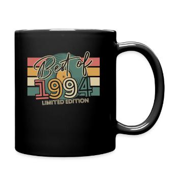 Best Of 1994 - Vintage 1994 Geburtstag Geschenk - Tasse einfarbig - Schwarz - Rechts