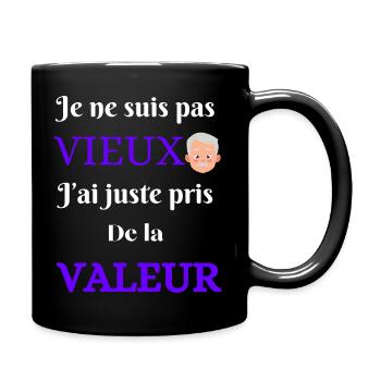 Je ne suis pas vieux - Mug uni - noir - Droite