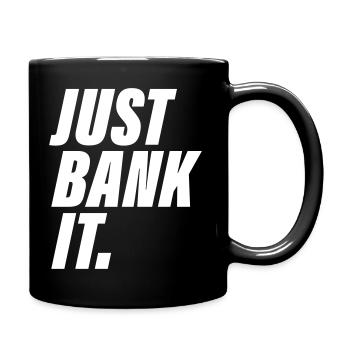 Bank it Bench Sitter einfach - Tasse einfarbig - Schwarz - Rechts
