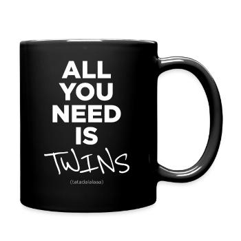 Tout ce dont vous avez besoin, ce sont des jumeaux - Mug uni - noir - Droite