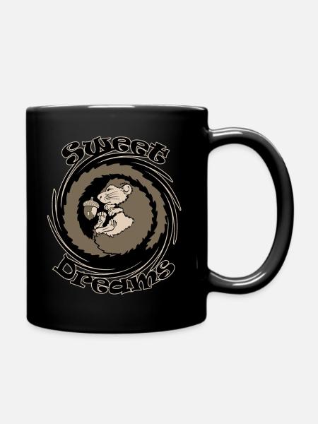 Sweet Dreams Glis Glis - Tasse einfarbig - Schwarz