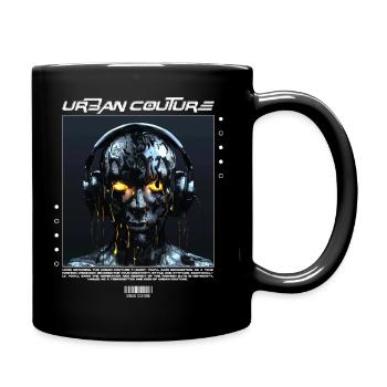 Urban couture skull headset - Full Colour Mug - black - Right