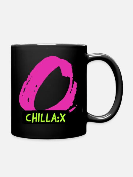 Just chill and relax - Tasse einfarbig - Schwarz