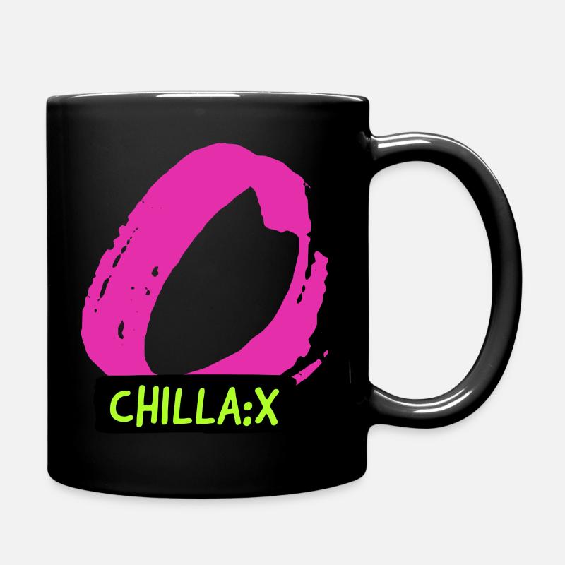 Just chill and relax - Tasse einfarbig - Schwarz