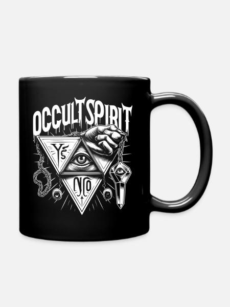 Knochen Logo Pendel 3 - Tasse einfarbig - Schwarz