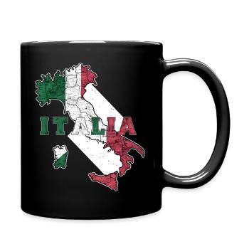 Italie - Mug uni - noir - Droite