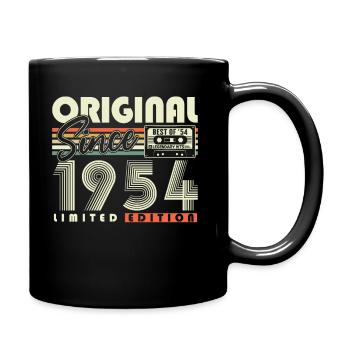 Original Since 1954 Vintage Birthday Gift - Full Colour Mug - black - Right