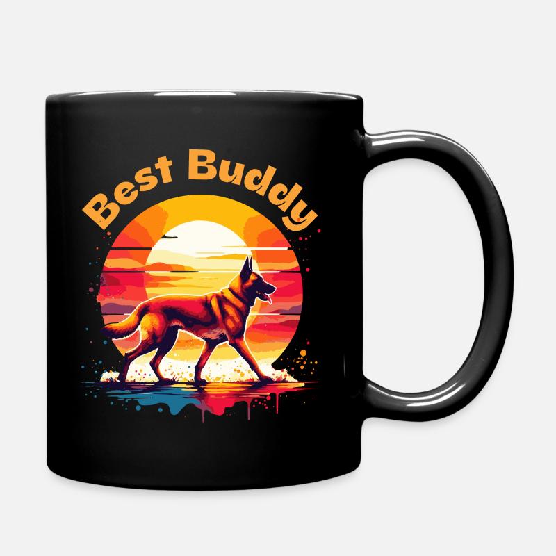 Best Buddy Malinois - Tasse einfarbig - Schwarz