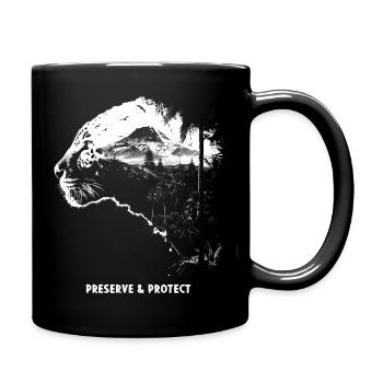 Préserver et protéger le jaguar - Mug uni - noir - Droite