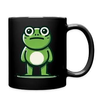 Cute frog, Love Kawaii Frogs - Full Colour Mug - black - Right