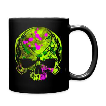 Blatant skull - Full Colour Mug - black - Right