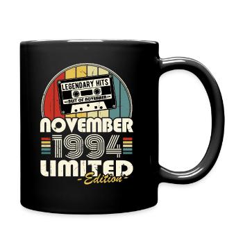 Légendaire depuis novembre 1994 Vintage Anniversaire - Mug uni - noir - Droite