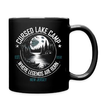 Camp du lac maudit 1958 Rétro Halloween New Jersey - Mug uni - noir - Droite