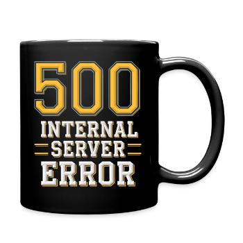 500 Internal Server Error - Mug uni - noir - Droite