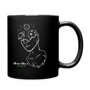 Spacy Grow Like A Pro - Full Colour Mug - black - Right