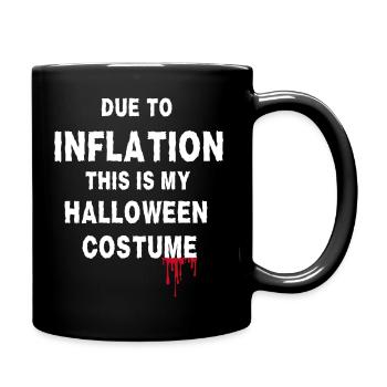 Halloween Inflation - Funny - Full Colour Mug - black - Right