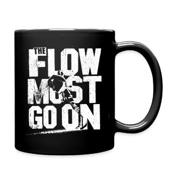 Hockey-Liebe – Der Flow geht weiter - Tasse einfarbig - Schwarz - Rechts