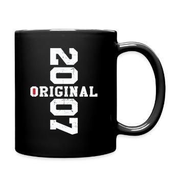 Original 2007 Retro 18 Year Old Birthday Gift - Full Colour Mug - black - Right