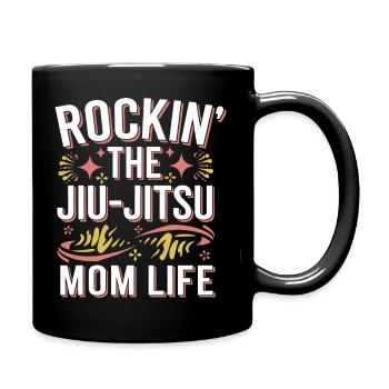 Cooles Design für Jiu-Jitsu-Mütter - Tasse einfarbig - Schwarz - Rechts