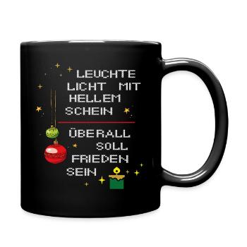 Noël à Weihnachten - Mug uni - noir - Droite