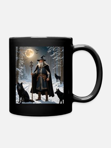 Wizard - Tasse einfarbig - Schwarz