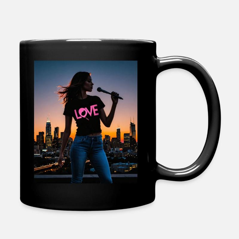 Femme - Mug uni - noir