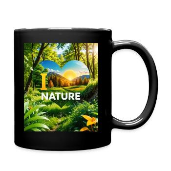 Nature - Mug uni - noir - Droite