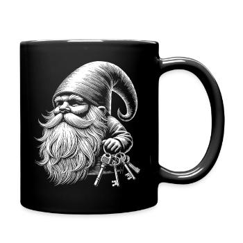 Trousseau de clés - Mug uni - noir - Droite