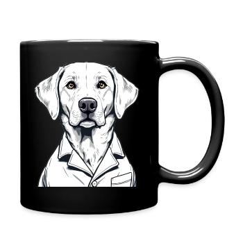 Chien Labrador - votre meilleur ami - Mug uni - noir - Droite