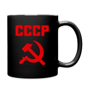 Soviet - Hammer und Sichel Sowjetunion - Kommunist - Tasse einfarbig - Schwarz - Rechts