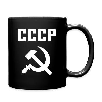 Soviet - Hammer und Sichel Sowjetunion - Kommunist - Tasse einfarbig - Schwarz - Rechts