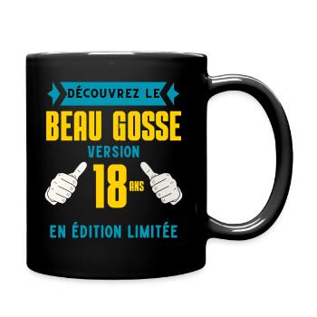 Humoristique 18 Ans Idée Cadeau Drôle Garçon - Mug uni - noir - Droite