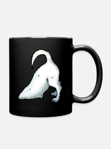 Jack Russell creuse - Mug uni - noir