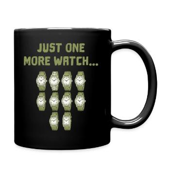 Il ne manque plus qu’une montre dans la montre-bracelet... - Mug uni - noir - Droite