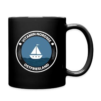 Vitamin North Sea - Maritim East Frisia Sea Coast - Full Colour Mug - black - Right