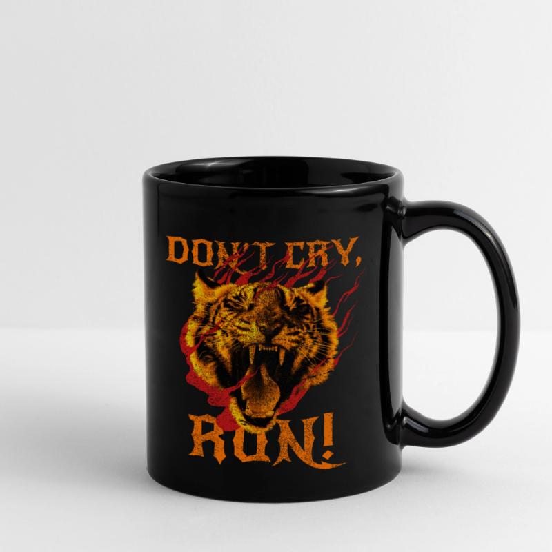 Ne pleurez pas, courez ! - Course à pied, jogging, sport, course à pied Mug uni